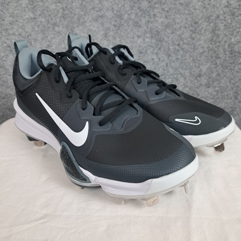 Nike Men's 8 Force Zoom Trout 9 Pro Baseball Cleats Black/Grey FB2907-001 NEW